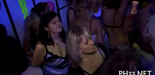 Blond cute waiter leaking puss